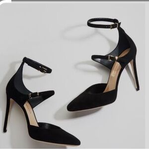 Tamara Mellon black suede heels size38/7
